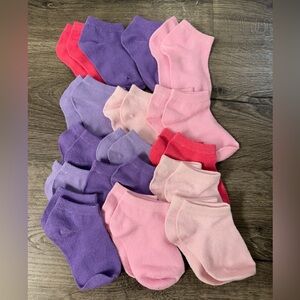 Colorful Ankle Socks Set (15 pairs)